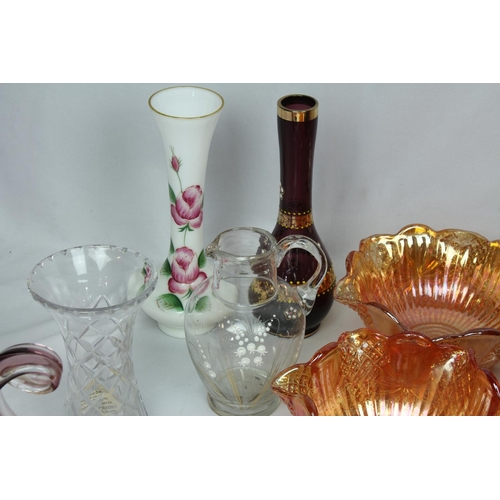 47 - VARIOUS GLASSWARE