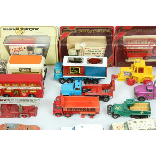 49 - BOX MATCHBOX DIE CAST VEHICLES - PLAY WORN