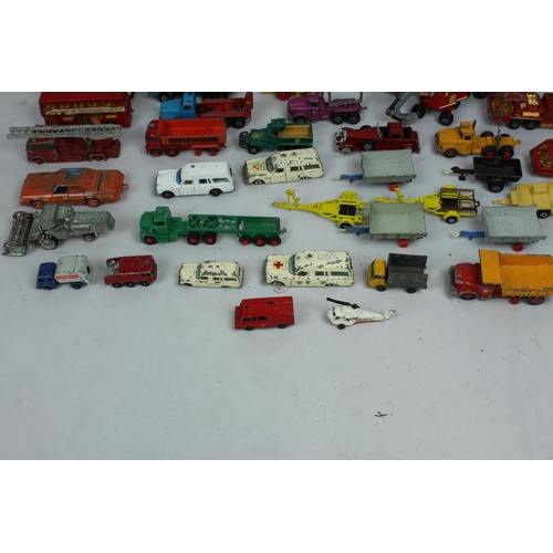 49 - BOX MATCHBOX DIE CAST VEHICLES - PLAY WORN