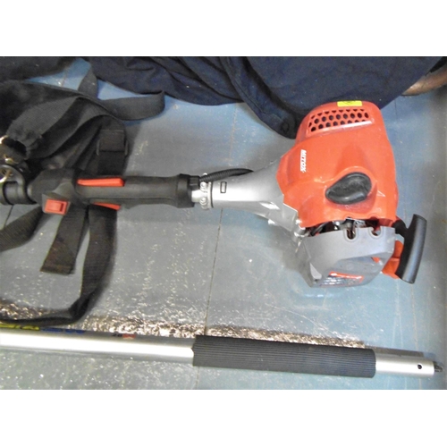 69 - MITOX 28MT PETROL GARDEN MULTI-TOOL WITH ATTACHMENTS (PETROL ITEM SOLD AS VIEWED)