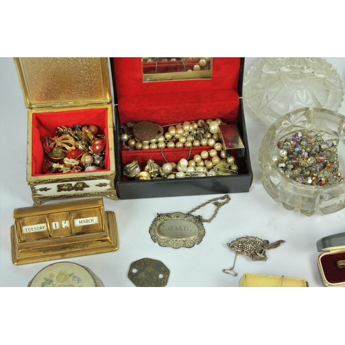 79 - MISC GOODS INCLUDING COSTUME JEWELLERY, OPERA BINOCULARS ETC