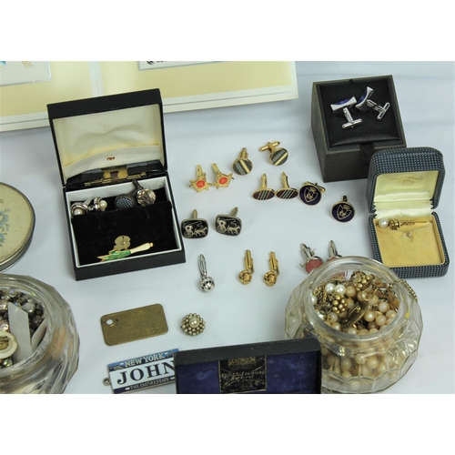 79 - MISC GOODS INCLUDING COSTUME JEWELLERY, OPERA BINOCULARS ETC