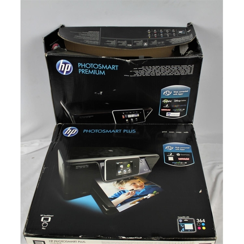 107 - 2 HP PRINTERS: PHOTOSMART EXPRESS (IN WRONG BOX) & PHOTOSMART PLUS - WITHDRAWN