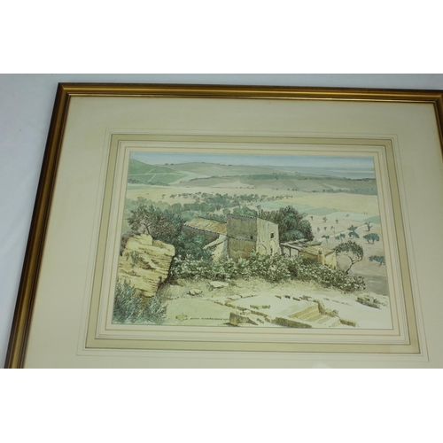 109 - 3 FRAMED WATERCOLOURS: 2 BY WM.E. WHEELER & 1 BY AIDAN KIRKPATRICK