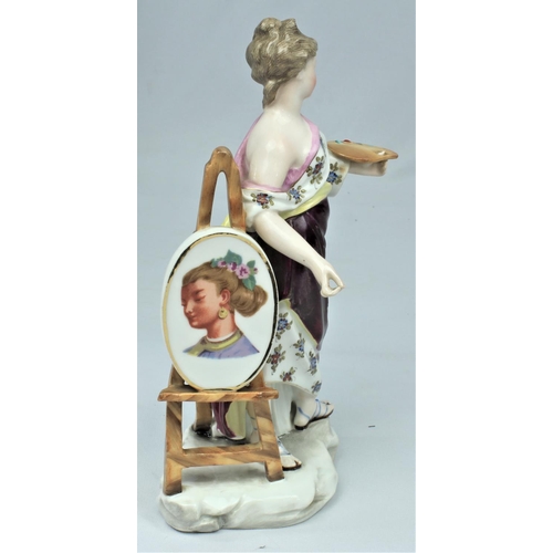 148 - HAND PAINTED PORCELAIN FIGURINE OF ARTIST