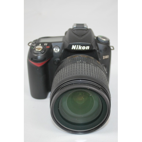 71 - NIKON D90 CAMERA WITH NIKKOR 18-105mm SD LENS - NO CHARGER