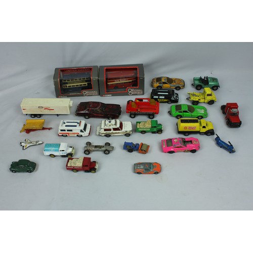 49 - BOX MATCHBOX DIE CAST VEHICLES - PLAY WORN