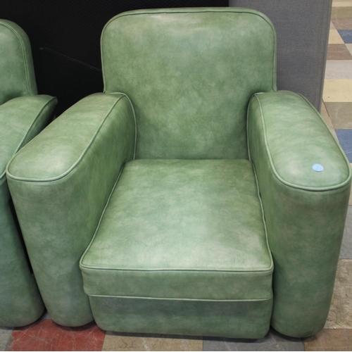 401 - 1930'S 3 PIECE SUITE WITH ROUNDED ARMS & SHELF BUILT INTO SOFA - UPHOLSTERY WORN ON SOFA