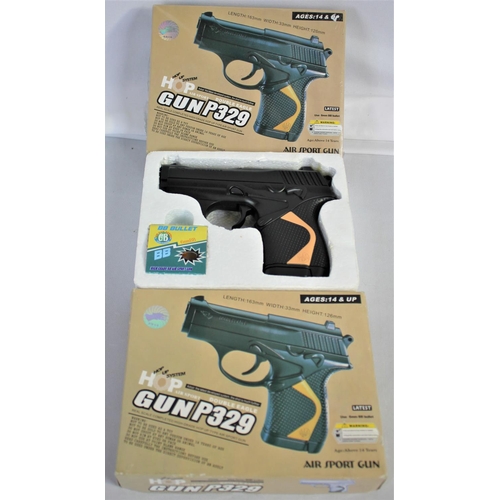 31 - 2 HOP AIR SPORT DOUBLE EAGLE P329 BB GUNS