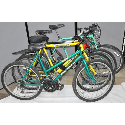 1 - 4 BIKES - 3 RALEIGH AND 1 APOLLO