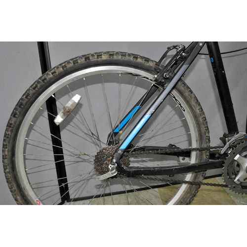 4 - CUBE CURVE 24 SPEED MOUNTAIN BIKE WITH FRONT SUSPENSION AND DISC BRAKE TO FRONT. 20