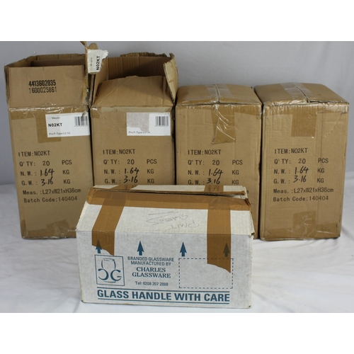 11 - 4 BOXES OF 20 AND 1 BOX OF 19 NIKKAI HD PRO VIDEO SATELITE F-TYPE INTERCONNECT CABLES