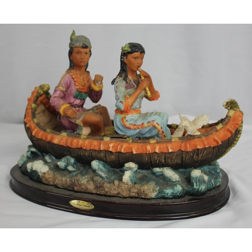 17 - 7 NATIVE AMERICAN FIGURES - 3 DAMAGED