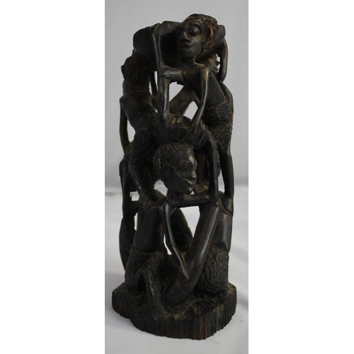 19 - VARIOUS ITEMS OF AFRICAN ART - LEONARDO COLLECTION AND JULIAN COLLETION WOLVES/DOGS ETC