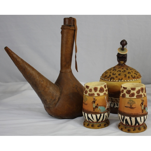 19 - VARIOUS ITEMS OF AFRICAN ART - LEONARDO COLLECTION AND JULIAN COLLETION WOLVES/DOGS ETC
