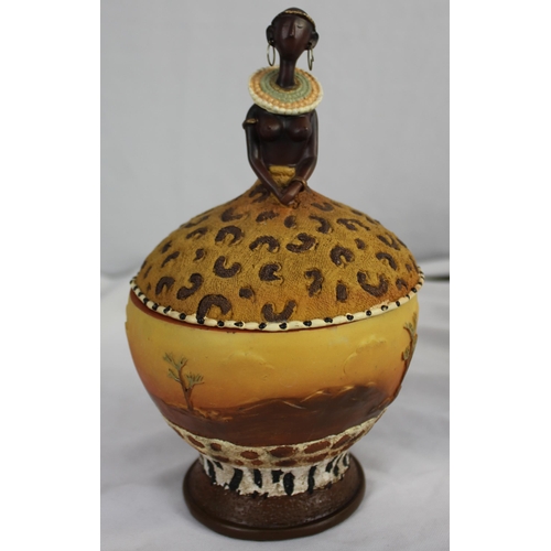 19 - VARIOUS ITEMS OF AFRICAN ART - LEONARDO COLLECTION AND JULIAN COLLETION WOLVES/DOGS ETC