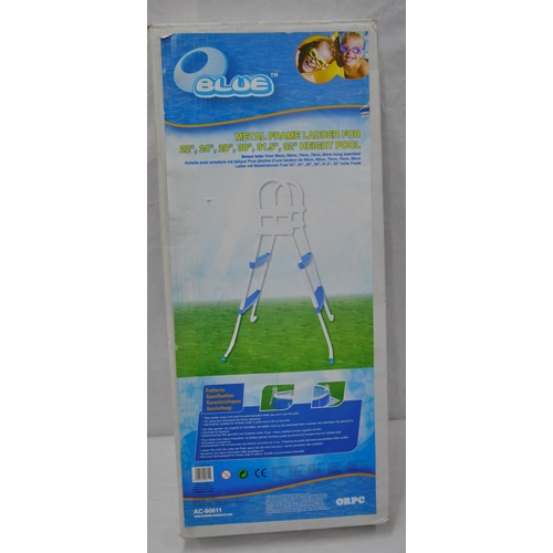 22 - METAL FRAME LADDER FOR POOLS - HEIGHTS 22