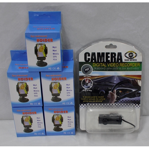 25 - &nbsp;SILENT WITNESS DIGITAL RECORDER DASH CAM AND 5 CAR UNIVERSAL HOLDERS - OPTION OF LOTS 26-28