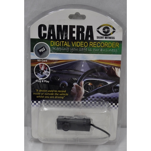 26 - SILENT WITNESS DIGITAL RECORDER DASH CAM AND 5 UNIVERSAL HOLDERS