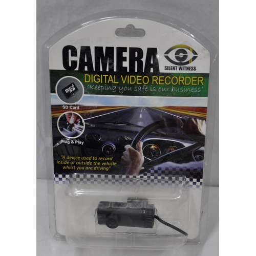 27 - SILENT WITNESS DIGITAL RECORDER DASH CAM AND 5 UNIVERSAL HOLDERS