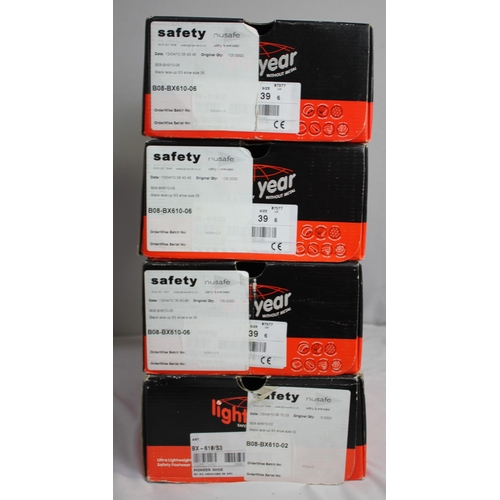 31 - 4 PAIRS JAL GROUP LIGHT YEAR SAFETY BOOTS (UK SIZE 6/39) - OPTION OF LOT 32
