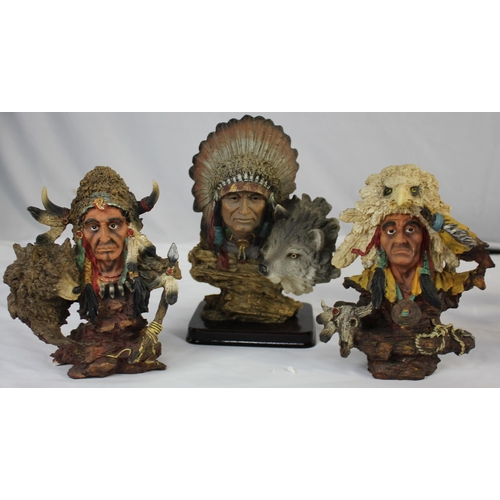 54 - 11 NATIVE AMERICAN FIGURINES (1 DAMAGED)