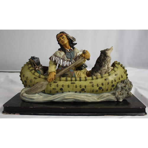 54 - 11 NATIVE AMERICAN FIGURINES (1 DAMAGED)