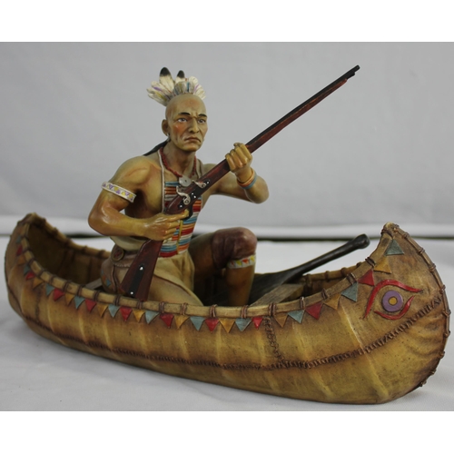54 - 11 NATIVE AMERICAN FIGURINES (1 DAMAGED)