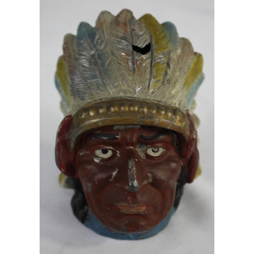 54 - 11 NATIVE AMERICAN FIGURINES (1 DAMAGED)
