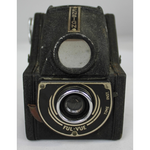 39 - CRATE OF OLD CAMERAS