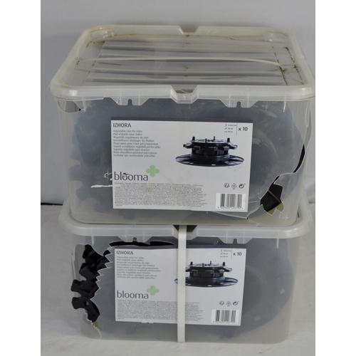 41 - 2 CRATES OF BLOOMA ADJUSTABLE RISES FOR SLABS