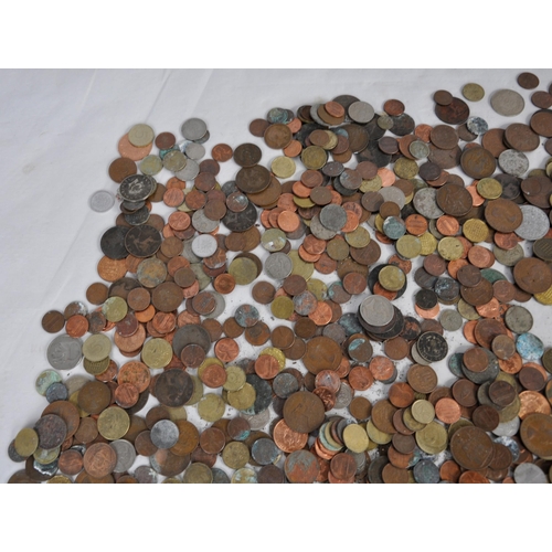 45 - TUB OF COINS