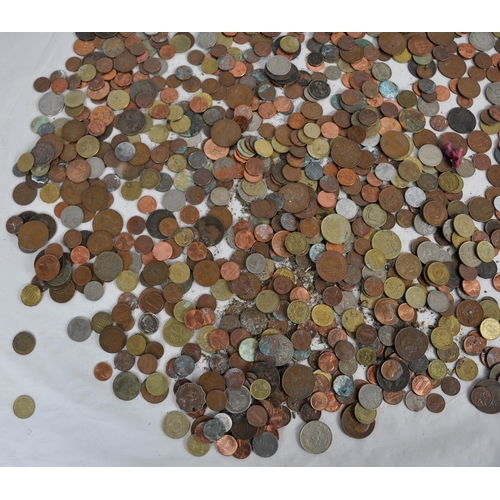 45 - TUB OF COINS
