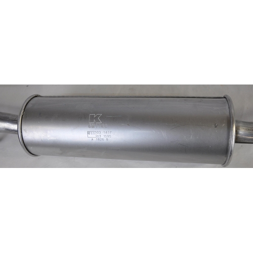 50 - CAR EXHAUST (GM116G - A1826B, 031417, 031595) AND HOLDING FRAME