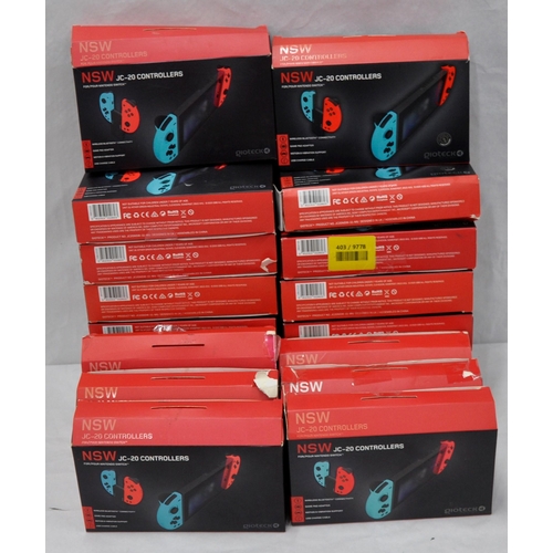 55 - 20 NSW JC-20 CONTROLLERS FOR NINTENDO SWITCH