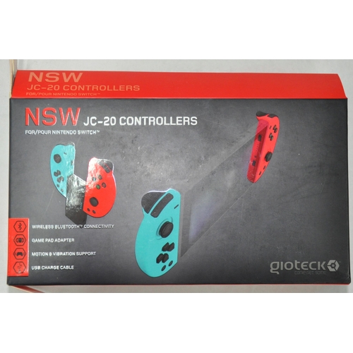 55 - 20 NSW JC-20 CONTROLLERS FOR NINTENDO SWITCH