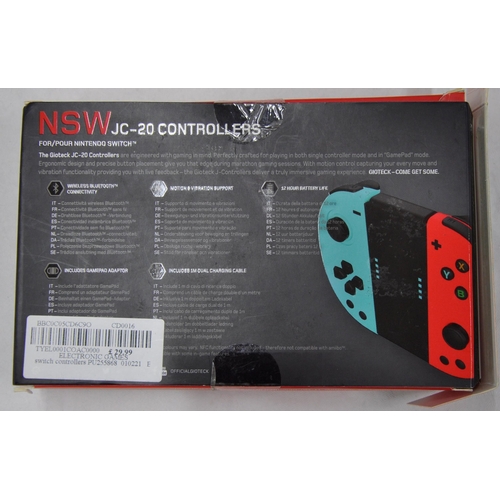 55 - 20 NSW JC-20 CONTROLLERS FOR NINTENDO SWITCH
