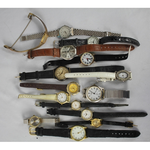 66 - 15 LADIES WATCHES: LE BARON, SEKONDA, CONSTANT, ASCOT, ACCURIST, REFLEX, ORIS, SEIKO, CABOUCHON, Q&a... 