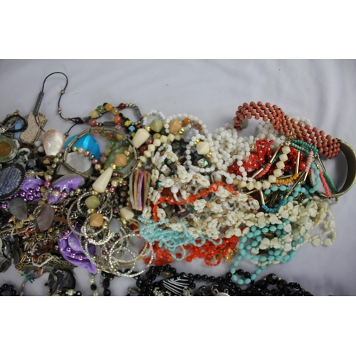 85 - 3 BAGS COSTUME JEWELLERY