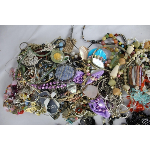 85 - 3 BAGS COSTUME JEWELLERY