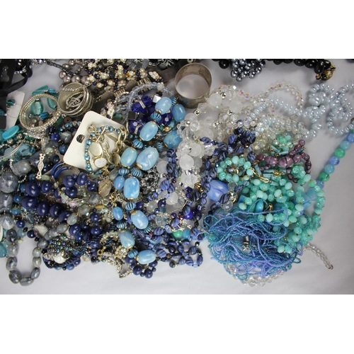 85 - 3 BAGS COSTUME JEWELLERY