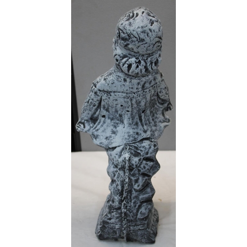 86 - 2 GARDEN ORNAMENTS - BOY AND GIRL