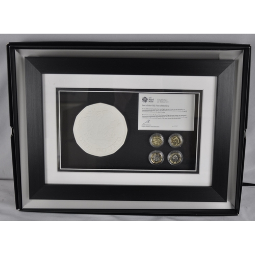 90 - FRAMED ROYAL MINT 