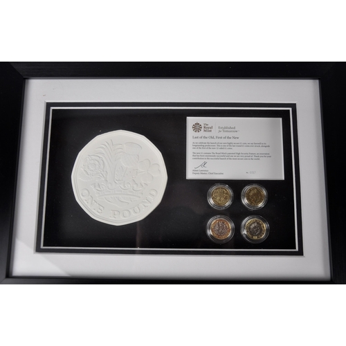 90 - FRAMED ROYAL MINT 