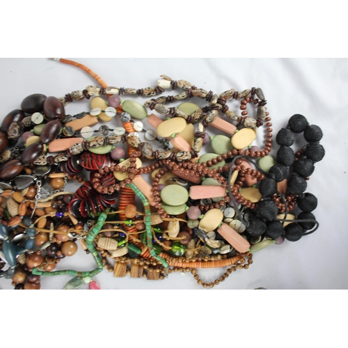 91 - 3 BAGS COSTUME JEWELLERY