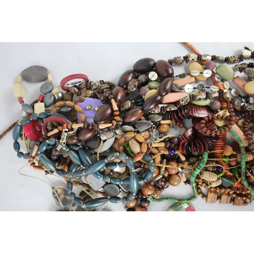 91 - 3 BAGS COSTUME JEWELLERY