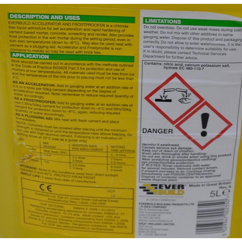 101 - 8 x EVERBUILD 203 PREMIUM ACCELERATOR AND FROSTPROOFER 5L