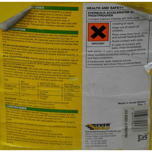 102 - EVERBUILD 203 PREMIUM ACCELERATOR AND FROSTPROOFER 25L