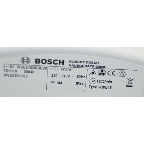 114 - BOSCH EXXCEL WASHING MACHINE - SOLD AS WORKING (CANNOT TEST HERE)