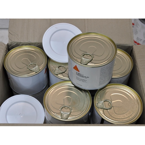 122 - PROMAT PRIMER 3L, 9 x FOSROC P20 PRIMER 500ml EXPIRY DATE 28 JAN 21, 5 SIKA PRIMER 210 1000ml BB END... 